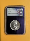 1956 Type 2 Proof Franklin Half Dollar NGC PF68 Trader Bea Purple Core