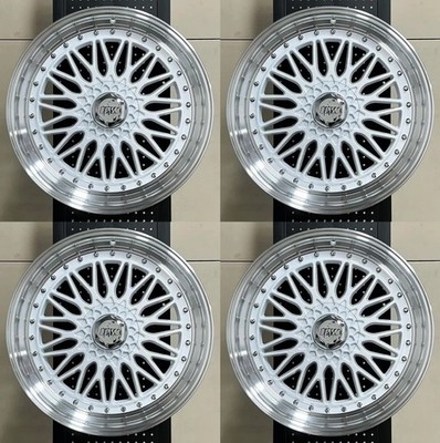 22'' WHITE Wheels Rims for BENZ BMW BBS RS STYLE E S600 GLE53 GLE63 GLS580 GLS63