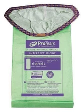 1Pack Proteam 107314 Intercept Micro Filter Bag, Open Collar, Fits Triangular 6