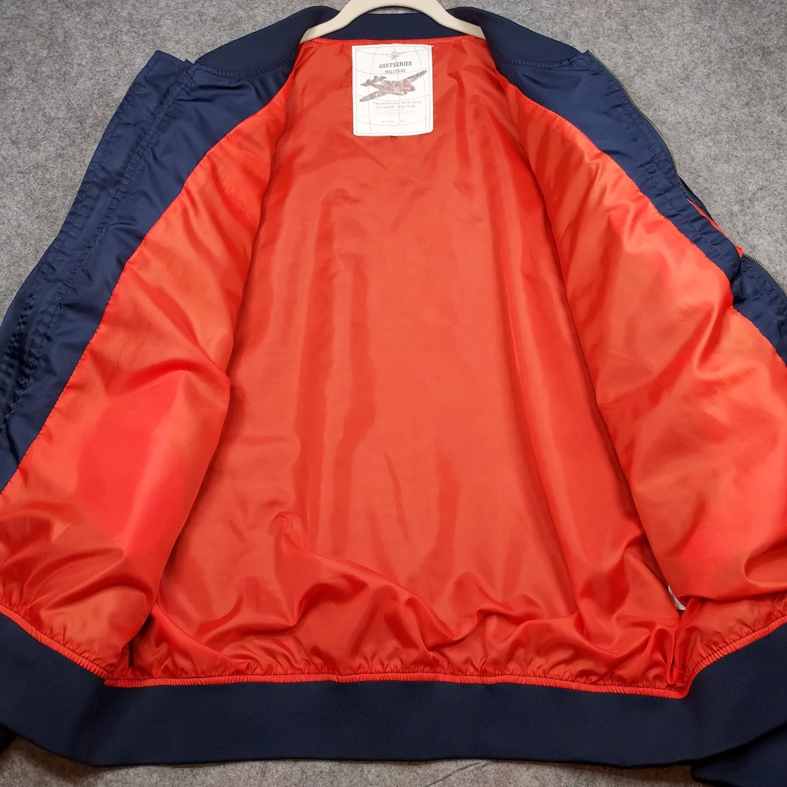 ASSTSERIES MILITARE Bomber Jacket 2XL US Air Force MA-1 Patches Grant Heights - product detail image 6