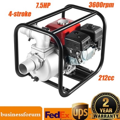 3'' Inch 7.5HP Gas Water Pump Gas-Power Garden Water Irrigation Transfer Pump