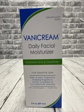 Vanicream Daily Facial Moisturizer With Ceramides And Hyaluronic Acid 3oz