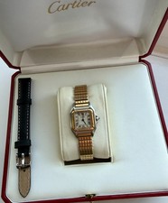 Cartier Panthere Watch - 18ct Gold & Steel - Full Set