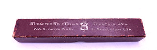 Rare early Sheaffer Self Filling Fountain Pen Box Arrow Logo Box only