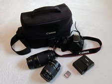 Canon EOS Rebel T7 DSLR Camera Premium Kit with EF-S 18-55mm + EF 75-300mm Lens