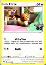 Eevee #54 Prices | Pokemon Go | Pokemon Cards