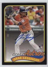 2024 Series 1 1989 Topps Baseball Black /199 Grae Kessinger #89BA-GKE Auto 00bq