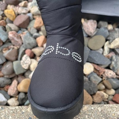 Black Bebe girls boots'