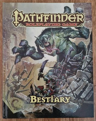 RPG Buch Pathfinder Bestiarium 1. Auflage Hardcover D&D 3.5 OGL kompatibel