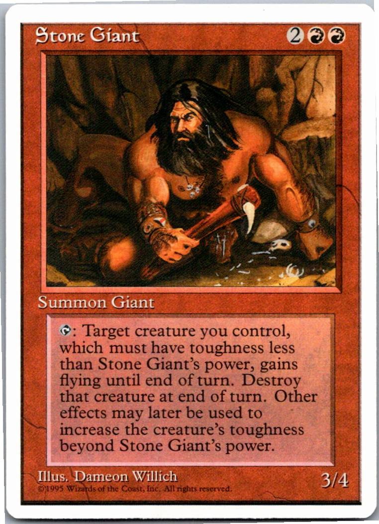 Stone Giant - U - MTG: Fourth Edition (4ED - ) 1995 [LP]