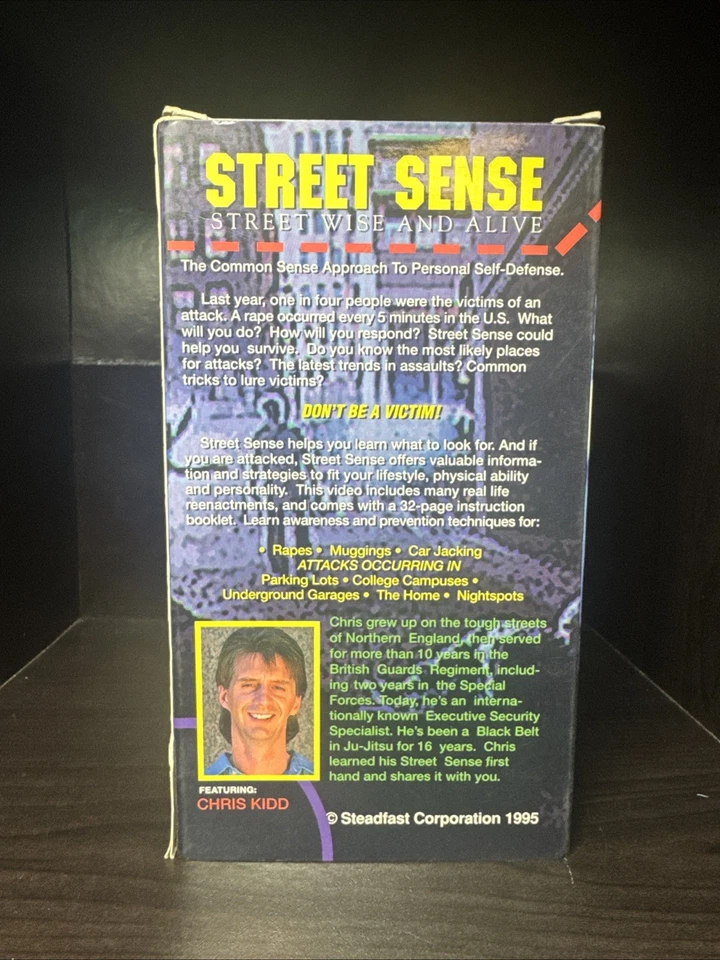 Street Sense (VHS, 1995) Chris Kidd Street Wise and Alive With Training Booklet - Image 4 of 4