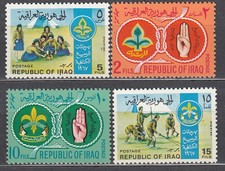 Irak - Courrier Yvert 501/4 * Mh Scoutisme