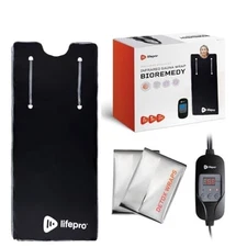 Lifepro BioRemedy Infrared Sauna Blanket for Detoxification -Regular Black