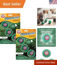 Odor Eliminator Deodorizer Balls Forest Pine 6 Pack Long Lasting Freshness