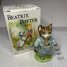 VTG Beswick Beatrix Potter Cat Tom Kitten W/Original box Signed