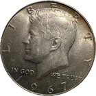 1967 50C Kennedy Half Dollar