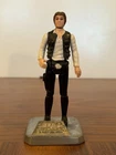Vintage Kenner Star Wars Han Solo Figure w/Small Head LIGHT HAIR Hong Kong COO