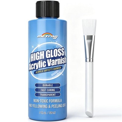 MCTRHG Gloss Varnish for Acrylic Painting, Artist's Varnish, 