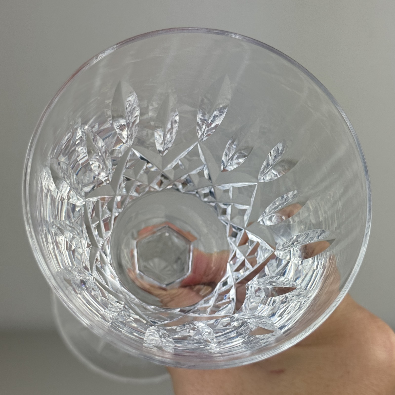 Set Of 6 WATERFORD Crystal LISMORE Claret Wine Glasses 5 7/8" 4.5 oz EUC