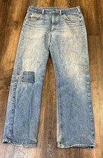 Vtg Lee Riders Union Made Sanforized Jeans Gripper Zipper Size 32x29.5 USA