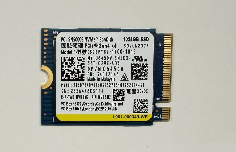 25+ SanDisk M.2 Interface 1 TB Solid State Drives for sale