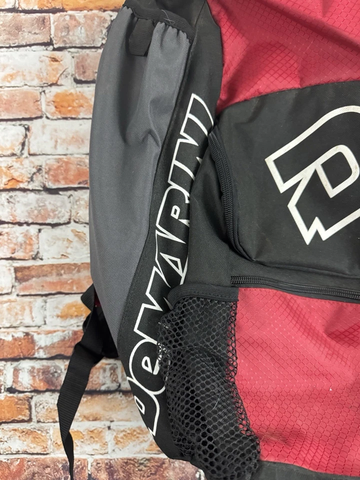 DeMarini Rojo y Negro Béisbol Softbol Equipo Bolsa Mochila 20" Foto 2 de 4