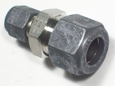 1- Parker CPI Stainless Steel Reducing Union, 1/2'' Tube x 1/4'' Tube, 8-4 HBZ-SS