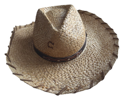 Charlie One Horse Horseshoe Cowboy Hat South Western Sz 6 3/4 - 6 7/8 Small