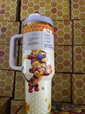 Winnie the Pooh Cup 40 oz Straw Carry Case And Straw Topper