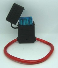 In Line Maxi waterproof Blade Fuse Holder 60a 60 amp fuseholder car boat van amp