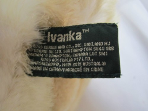 Oso Russ Ivanka #23139 nuevo con etiquetas 14" de alto - Imagen 2 de 2