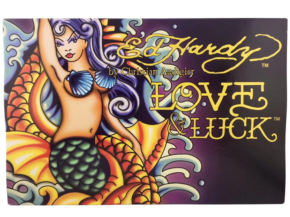 Ed Hardy Love Luck Mermaid Perfume Women Gift Set Body Lotion Bath