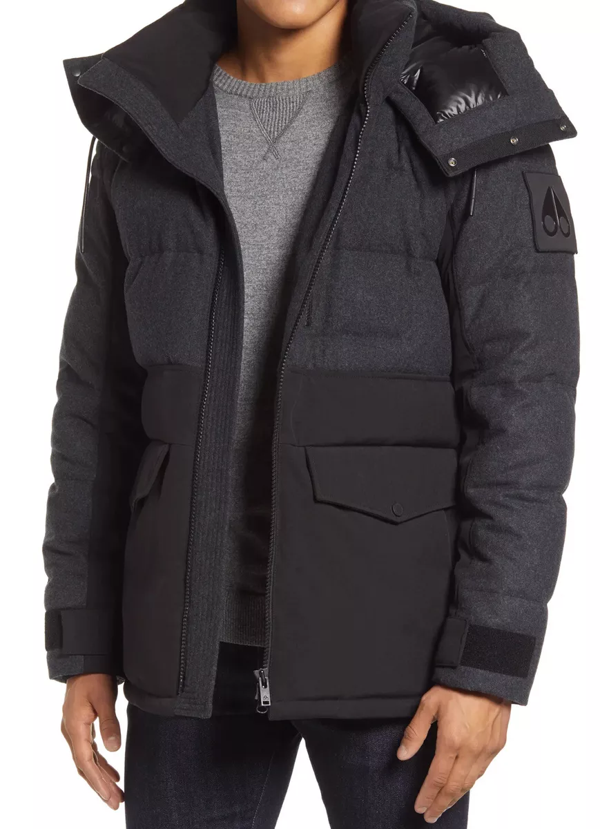 Louis Vuitton Black Nylon & Wool Blend Down Puffer Jacket