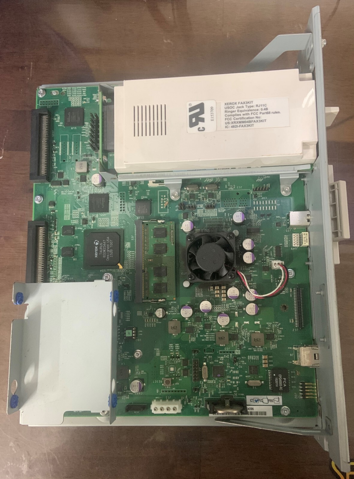 XEROX 960K73387-538000321 Main Control Board w/ FAX3KIT & Housing