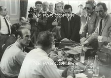 VALERY GISCARD d'ESTAING 1968 Fontainebleau journalistes