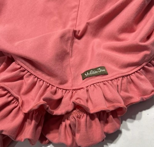 MATILDA JANE Sweet & Pink Girls Dress Long Sleeve Ruffles Buttons Dressy Sz 16 - Picture 5 of 7