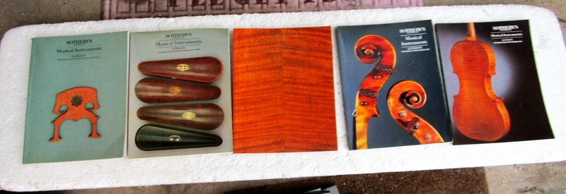 (13) SOTHERBY VIOLIN CATALOGS, 1980'S - 1990'S