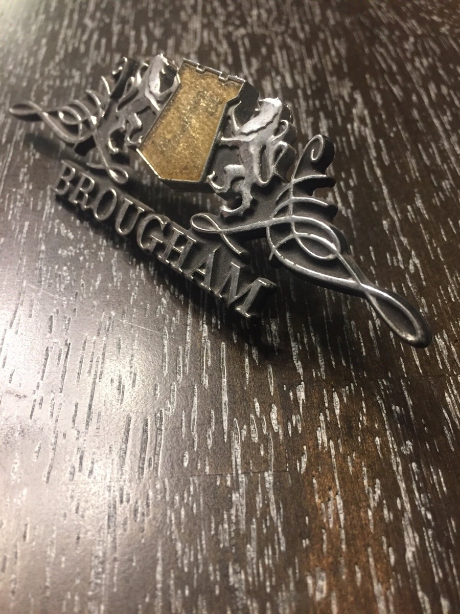 1972 73 CHRYSLER BROUGHAM EMBLEM OEM #3506456 NEW YORKER 1972 73 CHRYSLER BROUGHAM EMBLEM OEM #3506456 NEW YORKER