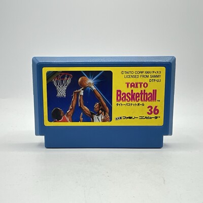 Nintendo Famicom Taito Basketball DTF-UJ Tested & Working Ships From The US