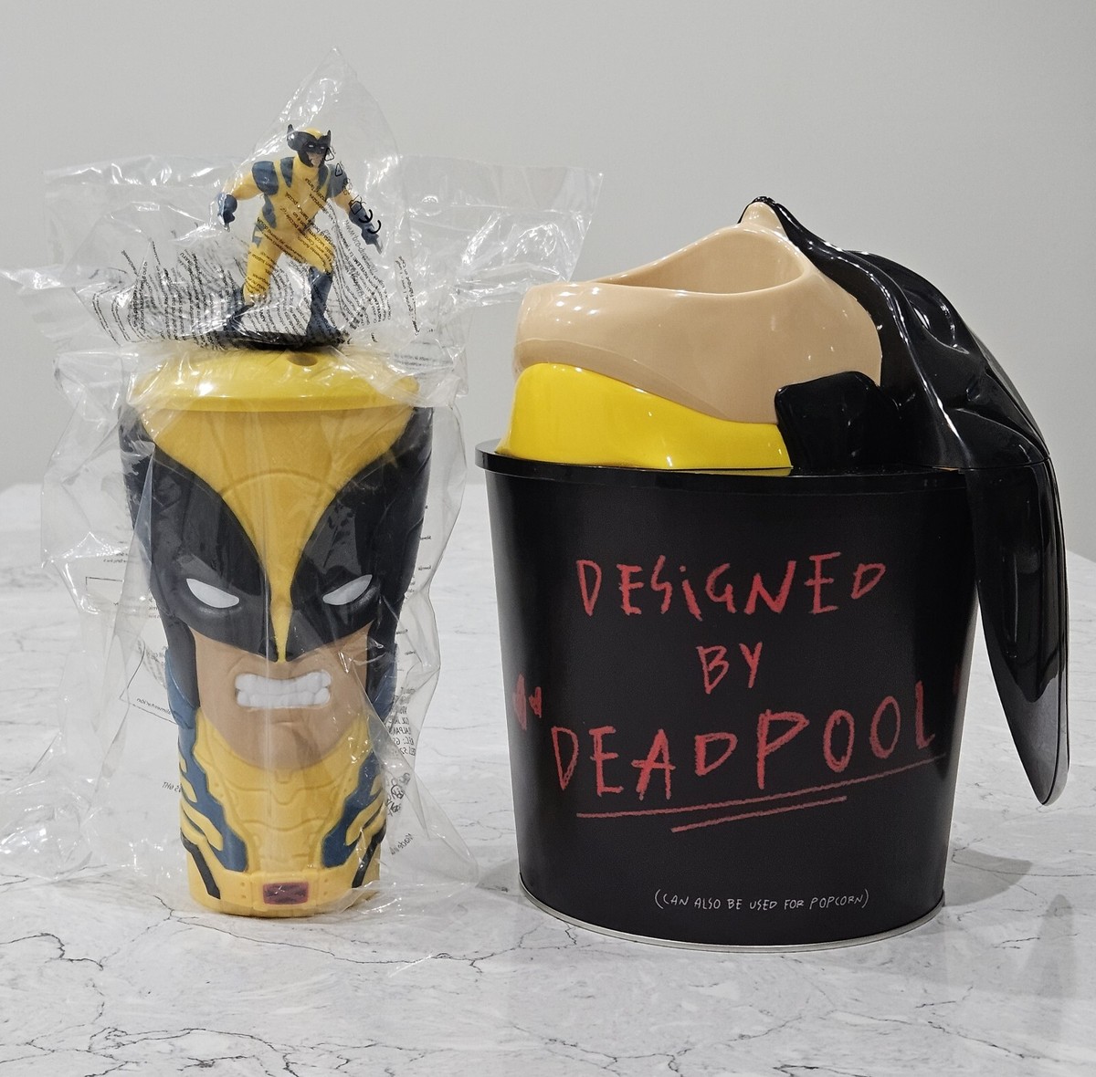 ウルヴァリン ポップコーン バケット Wolverine & 激レア eS11 ウルヴァリン ポップコーン Wolverine Deadpool 映画 eS11