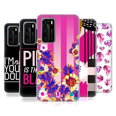 HEAD CASE DESIGNS PINK EMPIRE SOFT GEL CASE FOR HUAWEI PHONES 4