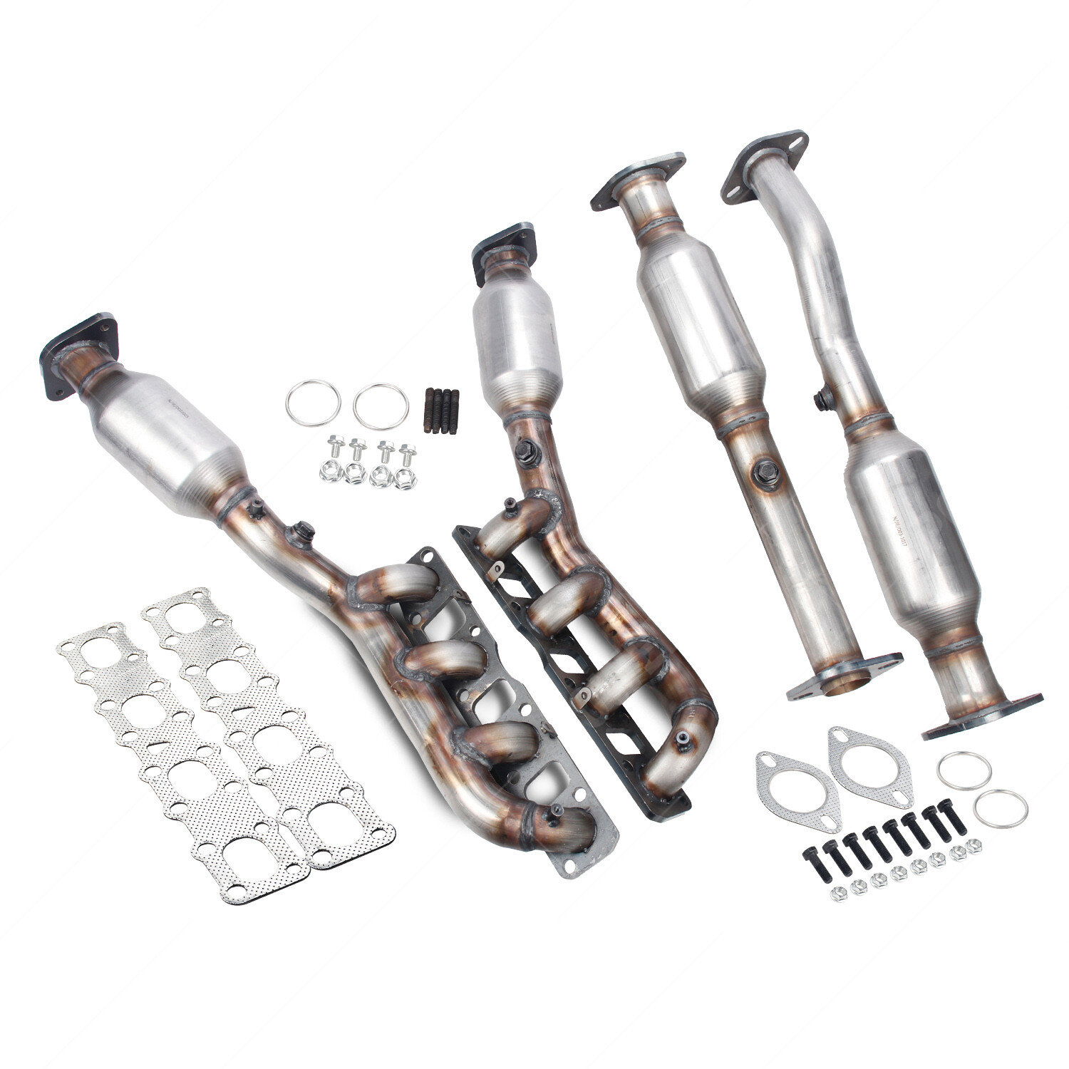 Manifold Catalytic Converters Front & Rear Fits For Nissan Titan 5.6L