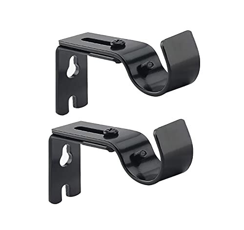 Adjustable Curtain Rod Bracket Rod Bracket for Walls Brackets for Curtain - Bild 1 von 6