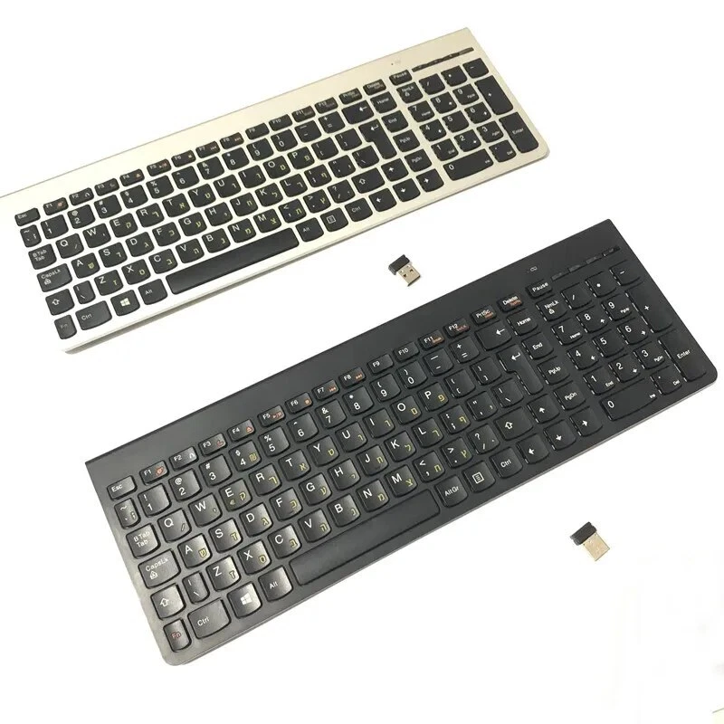 SK-8861 Wireless keyboard for Lenovo Hebrew keyboard Chocolate keyboard - Image 3 of 4