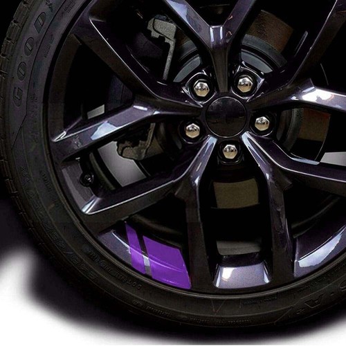 6pcs Reflective Sticker Car Wheel Hub Rim Vinyl Decal Accessories For 16"-21" - Picture 3 of 26