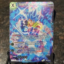 Gogeta Pursuit of Power SD12-02 ST Foil Dragon Ball Super Card Game | NM