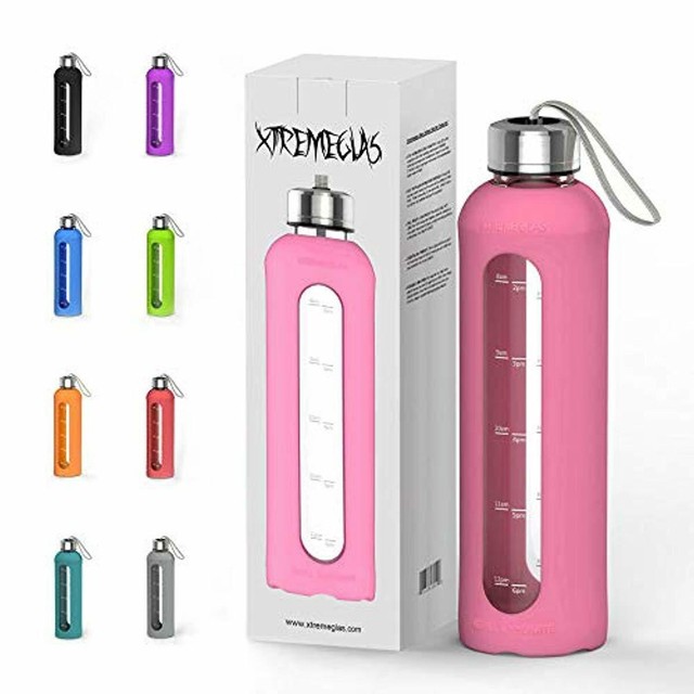 Ikea Sommar 2019 17 Oz Glass Bottle With Stopper Lid Blue Four