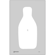 Action Target Standard FBI/DEA Q Targets 22.5"x34.5" 100 Per Box  Q-WH-100
