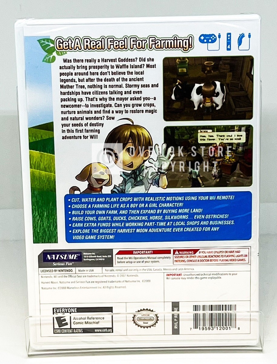 Harvest Moon: Tree Of Tranquility - Nintendo Wii - Brand New