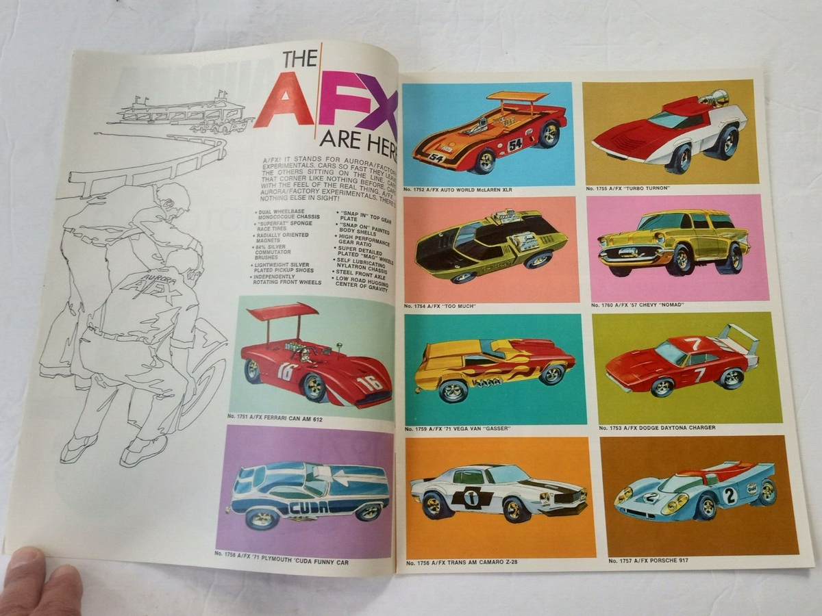 AURORA AFX MODEL MOTORING 1971 Catalog Slot Cars, BUSHWACKER